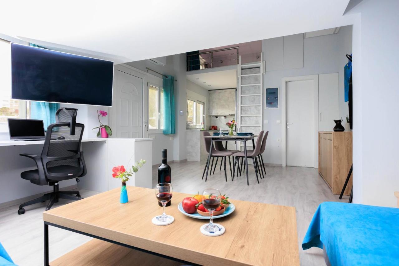 Electra Modern Apartment With Cozy Garden Heraklion Exterior foto